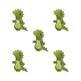 Lot de 5 combinaisons pour poupée de 16 cm, accessoires de poupée 1/12, manteau vert