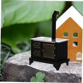 Abaodam Mini Fer Poêle Mini Maison De Poupée Accessoires Jouet Mini Maison Décoration Miniature Scène Modèle Miniature Maison