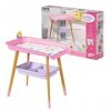 BABY born Table à Langer - Pour les Tout-petits de 3 Ans et Plus - Adapté aux Petites Mains des Enfants - Table avec Porte-Se