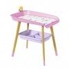 BABY born Table à Langer - Pour les Tout-petits de 3 Ans et Plus - Adapté aux Petites Mains des Enfants - Table avec Porte-Se