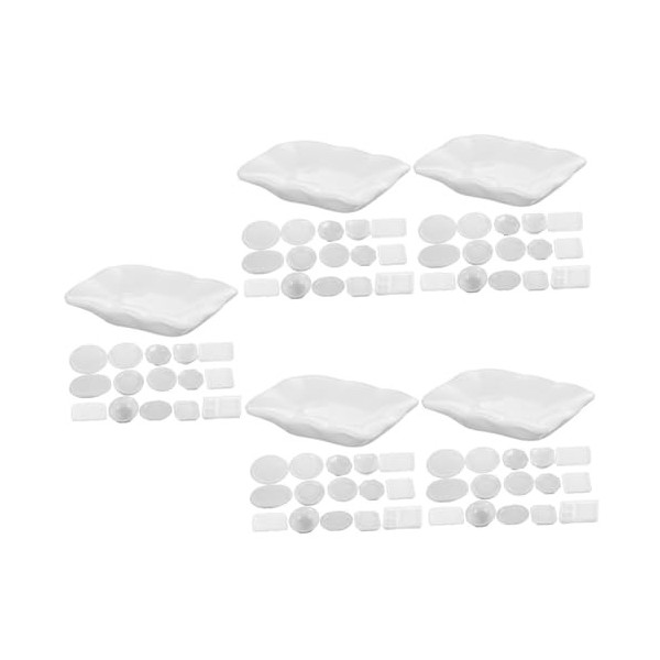 ifundom 120 Pièces Vaisselle pour Maison De Poupée Mini Accessoires Bols Miniatures Accessoires De Bricolage Tasses Miniature