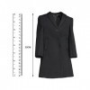 predolo 1/6 Échelle Figure Vêtements pour Poupées Dressing Accessoire pour Poupées Bouton Tissu Trench Coat Costume pour Figu