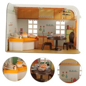 VALICLUD 1 Jeu Meubles De Maison De Poupée Ensemble De Jeu De Cuisine pour Maison De Poupée Accessoires De Cuisine Miniatures