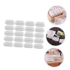 Totority 100 Pcs Mini Boîte À Lunch Articles De Maison De Poupée Ornements De Maison De Poupée Emporter des Récipients Alimen