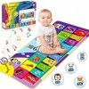 ENCOUN Tapis de Piano pour Enfants, Tapis de Danse Musical Clavier 1-5 Ans, Tapis de Jeu Musique pour Garçons Filles, Jouets 