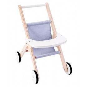 Engelhart - Poussette en Bois pour poupée et Poupon - 3 Ans et +