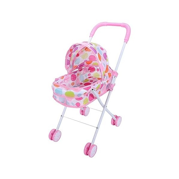 poupée pour bébés | poupée pour Tout-Petit, Pliable | Siège Voiture poupée avec auvent réglable, Accessoires poupée bébés, po