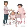 DE CUEVAS TOYS- Chariot avec Porte-bébé Ocean Fantasy DeCuevas Toys 52141, Multicolor,1 caddie style chariot, 1 panier amovib