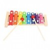 8 Touches Main Frapper Piano Bébé Enfants Éducatif Xylophone Jouet Musical pour La Maison Salle De Jeux Taille Compacte Excel