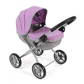 Bayer Chic 2000-Landau pour poupée, 550 69, Mélange Violet/Gris