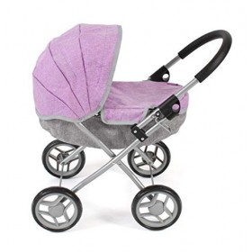 Bayer Chic 2000-Landau pour poupée, 550 69, Mélange Violet/Gris