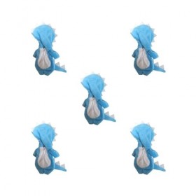Lot de 5 combinaisons pour poupée de 16 cm, accessoires de poupée 1/12, manteau bleu