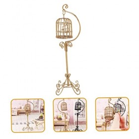 ABOOFAN 4 Pièces Cage À Oiseaux Miniature Maison Accessoires pour La Maison Accessoires De Maison De Poupée Maison De Poupée 