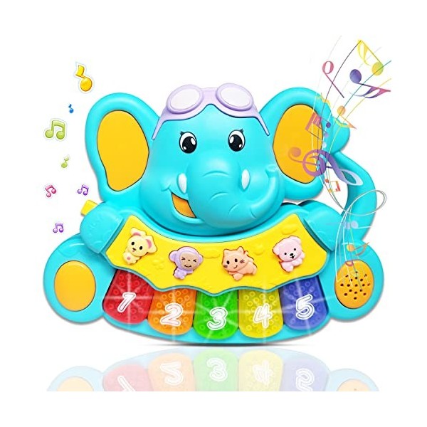 Jouet De Piano Pour Bébé, Jouets Musicaux D'éléphant Pour Bébé De