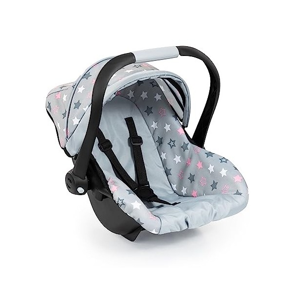 Siège Auto De Poupée - Accessoire De Voyage Pour Poussette - 17 Cm - Peluche Douce - Jouet Fille