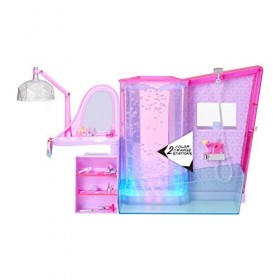 Salon & Spa à changement de couleur Mermaze Mermaidz - 2 stations de coloration, lumières multicolores, mur à bulles, douche,