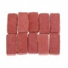 yunyu Meubles de Maison de poupées, 10 pièces Briques Rouges Miniatures pour Micro Paysage décor Artisanat Kits Accessoires d