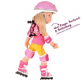 Götz 3402277 Set de Rollers en Ligne - Rollers en Ligne Venice Beach pour poupées de T. XL - Set de 7&nbsp;vêtements et Accessoire