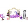 Monster High Coffret Chambre De Clawdeen Wolf avec Mobilier, Éléments De Décoration, Accessoires Et Feuille D’Autocollants, J