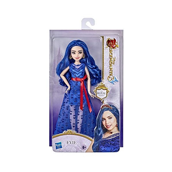 Disney Descendants Evie Doll, Inspired by Disney The Royal Wedding: A Descendants Story, Toy Includes Dress, Shoes, and Earri