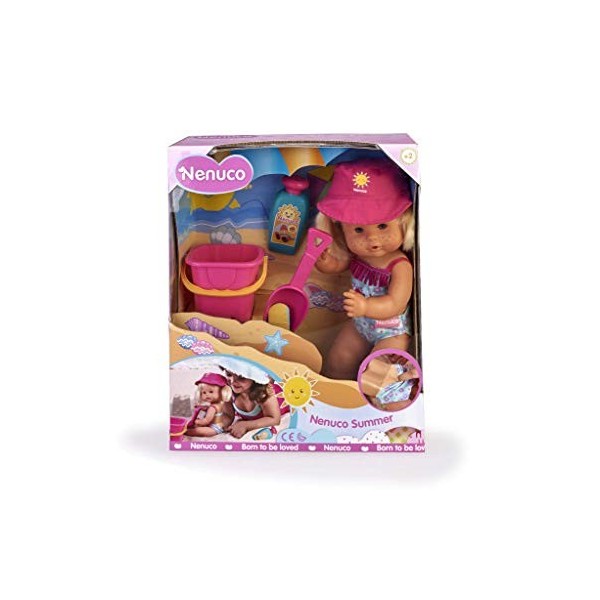 Nenuco Summer - Poupée bébé dété avec accessoires de plage, pour les filles âgées de 3 ans et plus 700015516 