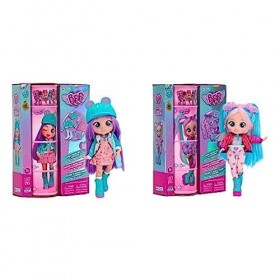 BFF BY CRY BABIES S2 Lala + Bruny | Poupée Fashion à Collectionner avec Cheveux Longs, Vêtements en Tissu et 9 Accessoires - 