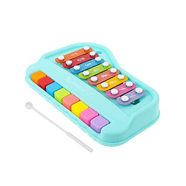 TOYANDONA Xylophone pour bébé - Clavier - Xylophone - Piano éducatif - Instrument dapprentissage musical - Pour enfants - Ve