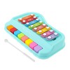 TOYANDONA Xylophone pour bébé - Clavier - Xylophone - Piano éducatif - Instrument dapprentissage musical - Pour enfants - Ve