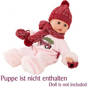 Götz 3402981 Ensemble Cosy Christmas - Set de vêtements pour poupées de T. S - Set de 6&nbsp;vêtements et Accessoires pour poupons