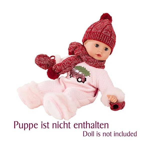 Götz 3402981 Ensemble Cosy Christmas - Set de vêtements pour poupées de T. S - Set de 6 vêtements et Accessoires pour poupons