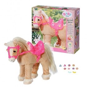 Baby Born My Cute Horse-pour Les Petites Mains, Jeu créatif, développe l’empathie & Les aptitudes sociales, 3 Ans + -Contient