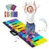 Joyjoz Tapis de Piano Jouets de Musique avec 100+ Mélodies Tapis de Piano Antidérapant pour Enfants Clavier Souple Piano Joue