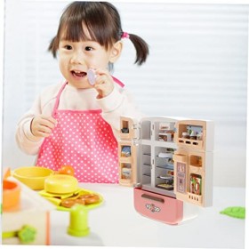 Toyvian 1 Ensemble Cuisine Simulation Réfrigérateur Filles Poupées Maison Accessoires pour La Maison Mini Jouets pour Enfants