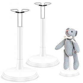 TOYANDONA Lot de 2 présentoirs réglables pour poupée - Figurine daction portable - Support de poupée - Accessoires tendance 