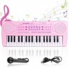 m zimoon Enfants Pianos Claviers, 37 Touches Électronique Musique Piano pour Enfants Portable Multifonctions Instruments de M