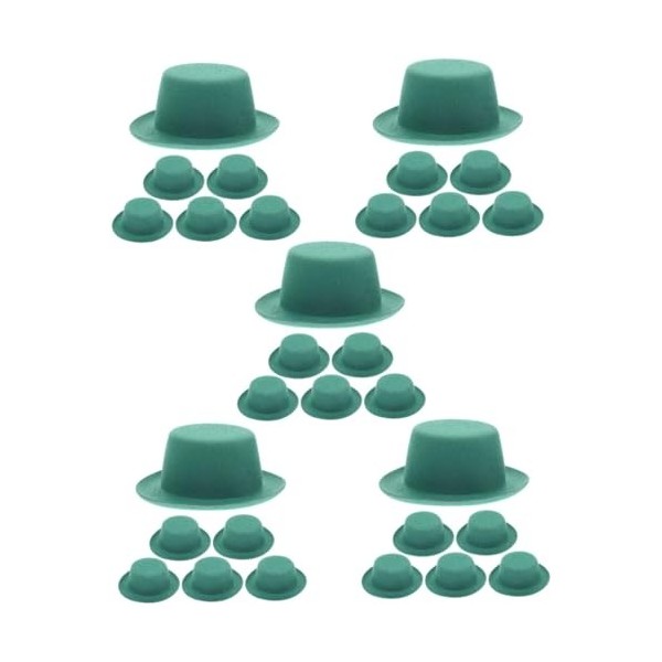 ibasenice 30 Pièces Mini Chapeau Chapeaux Miniatures Accessoires De Poupée Accessoires De Jeu Accessoires De Maison De Poupée