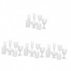 ifundom 28 Pcs Tasse deau Miniature Verres À Boire Tasses De Bière Verres À Cocktail Bols De Crème Glacée Miniatures De Mais