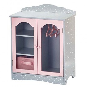 Olivias Little World Armoire poupée Poupon Twinkle Stars Princess penderie Meuble Bois Jeux TD-0210AP