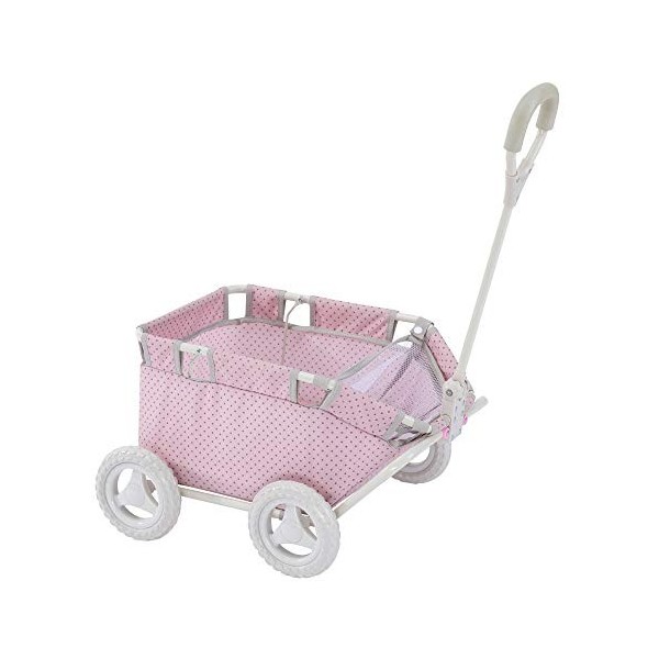 Chariot à poupée Poupon Accessoire enfannt Rose Olivia’s Little World OL-00007