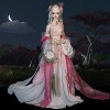 YolvRy 1/3 BJD Vêtements de poupée – Robe chinoise Hanfu Robe de poupée articulée Costume 1/3 BJD Accessoires pour poupées G