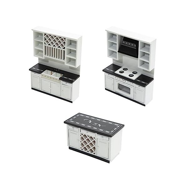 Armoire Maison Poupée Mini Modèle Meubles Accessoires Pour Adolescentes Maison Poupée Comptoir Jeu Pour Enfants Cuisine