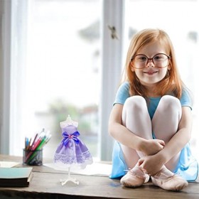 ibasenice 18 Pièces Support Corps Mannequin pour Vêtements Mini Porte-Vêtements Accessoires De Jeu Support De Jambe De Poupée