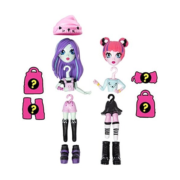 Off the Hook 6052493 Style BFFs, Brooklyn & Alexis Concert , Petites poupées de 4 Pouces avec Accessoires et Accessoires pou