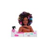 Barbie, Tête à coiffer Affro Style, 27 Accessoires de Coiffure inclus, son Maquillage change de couleur, Jouet pour enfants d
