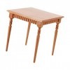 Perfeclan Table en Bois Meubles Artisanat Modèle Bureau Carré pour 1/6 échelle Poupée Cuisine Ornement Accessoires Décor, Bru