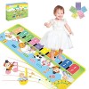 Lobyoh Tapis Musical Tapis de Piano pour Bébé, 4 Modes, 8 Instruments de Musique, Tapis de Danse pour Enfants Tapis de Clavie