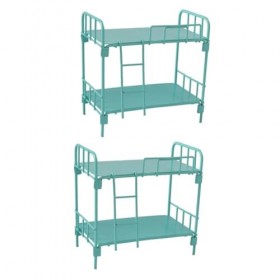 ifundom 2 Pièces Lit Superposé Mini Moule Bébé Poupées Lit Maison De Poupée Meubles Miniature Lit Superposé Mini Lit pour Pou