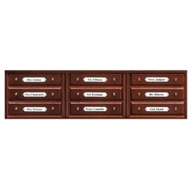 Kit avec 9&nbsp;tiroir Panneaux pour Pharmacie Étagère pour maison de poupée