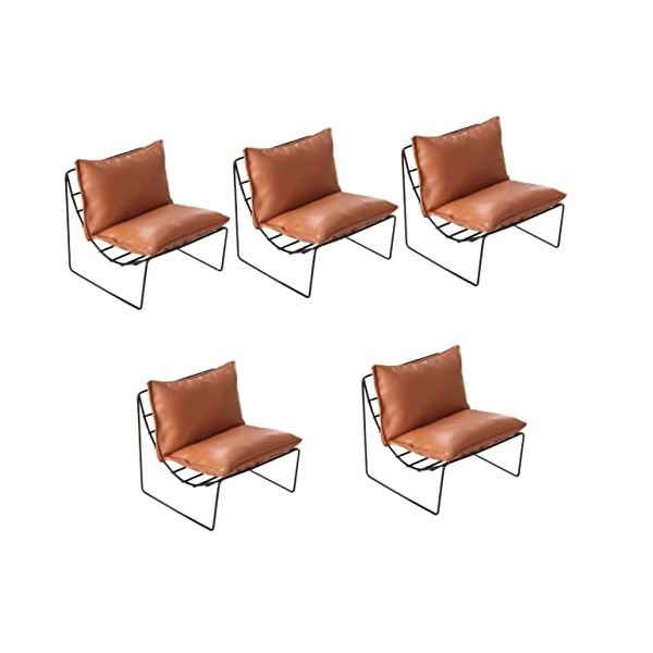 Kisangel 3 Pièces Chaise De Canapé en Fer Modèle De Mini Meuble Mini Maison De Poupée Accessoires pour Petites Maisons Jouets