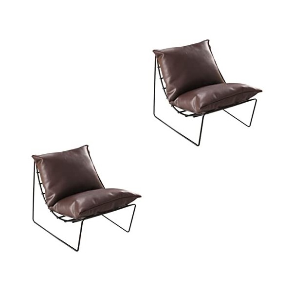 Kisangel 3 Pièces Chaise De Canapé en Fer Modèle De Mini Meuble Mini Maison De Poupée Accessoires pour Petites Maisons Jouets